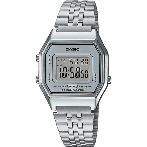 RELOJ CASIO PLATA FOR HER BASIC ARMY - LA680WEA-7EF