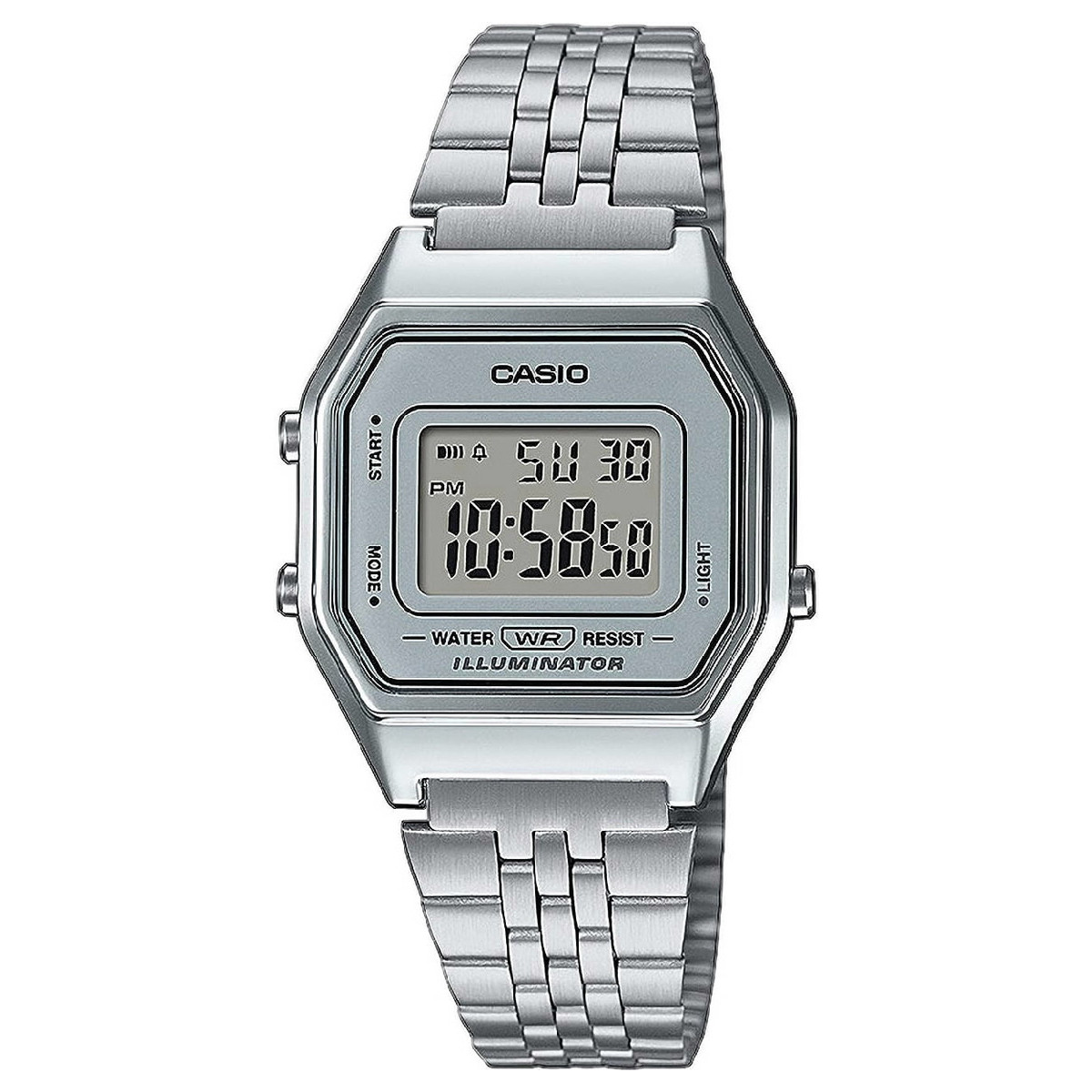 RELOJ CASIO PLATA FOR HER BASIC ARMY - LA680WEA-7EF