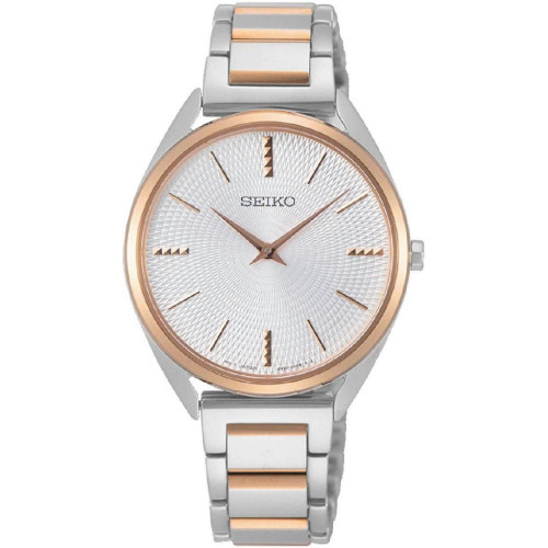 RELOJ SEIKO MUJER ANALOGICO PLATA ROSA - SW034P1