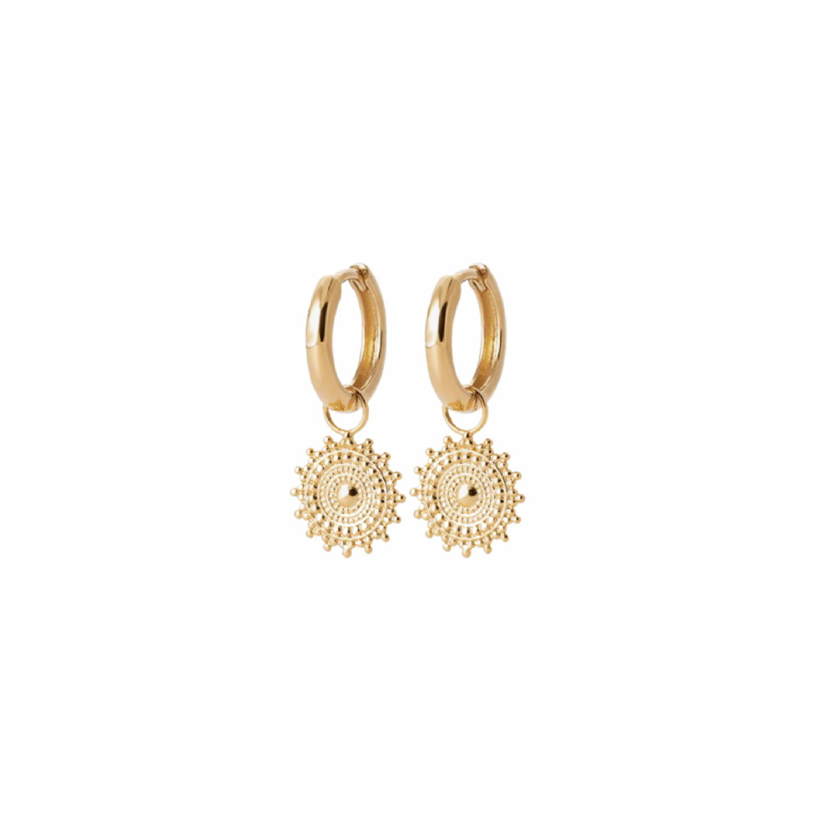 PENDIENTES SURE ARO NANUK MINI GOLDEN - 910126408CH.2