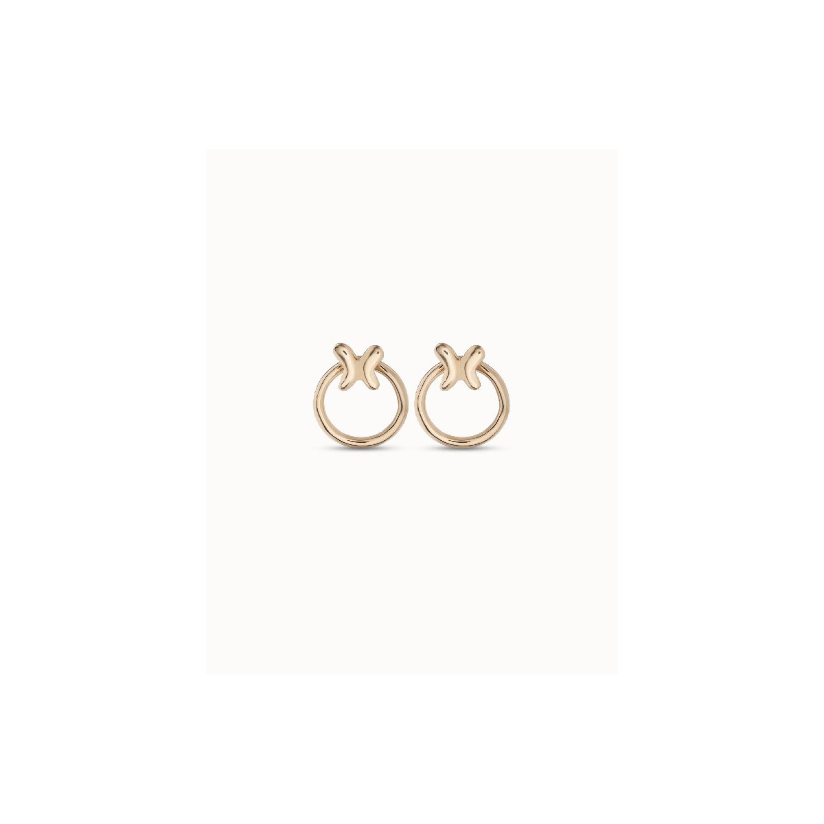 PENDIENTES UNO DE 50 BUTTERFLY ORO AMARILLO - PEN0926ORO0000U