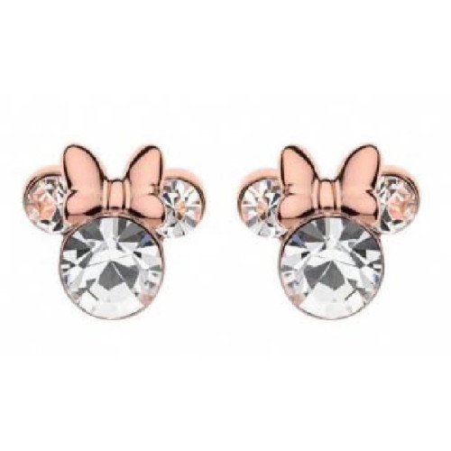 PENDIENTES DISNEY MINNIE ROSA PIEDRA BLANCA - ES00003PRWL.CS