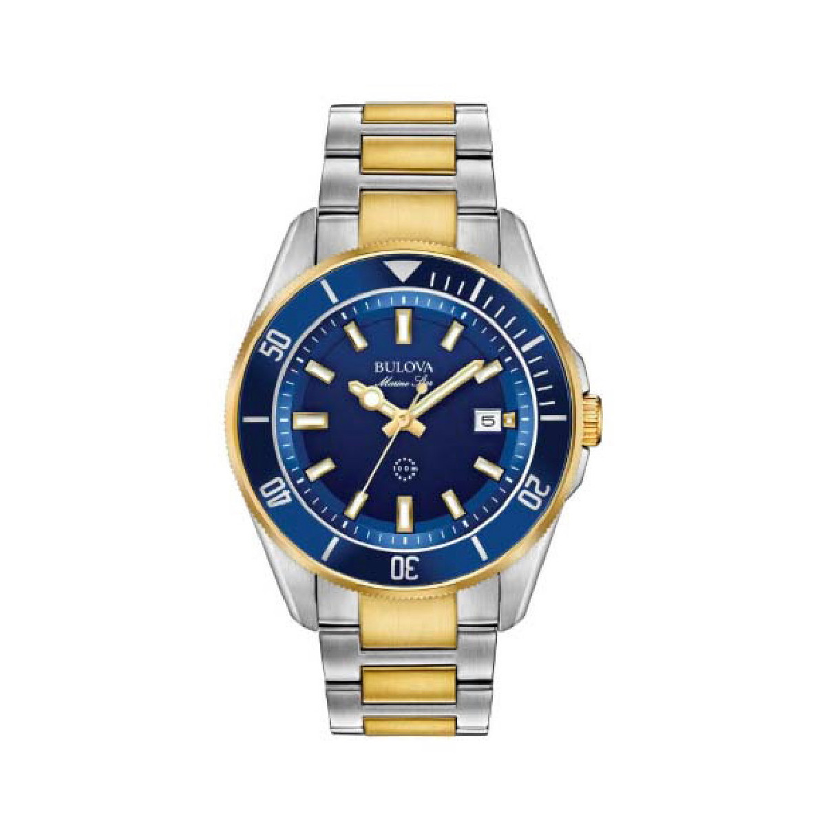 RELOJ BULOVA MARINE STAR ACERO ORO - 98B334