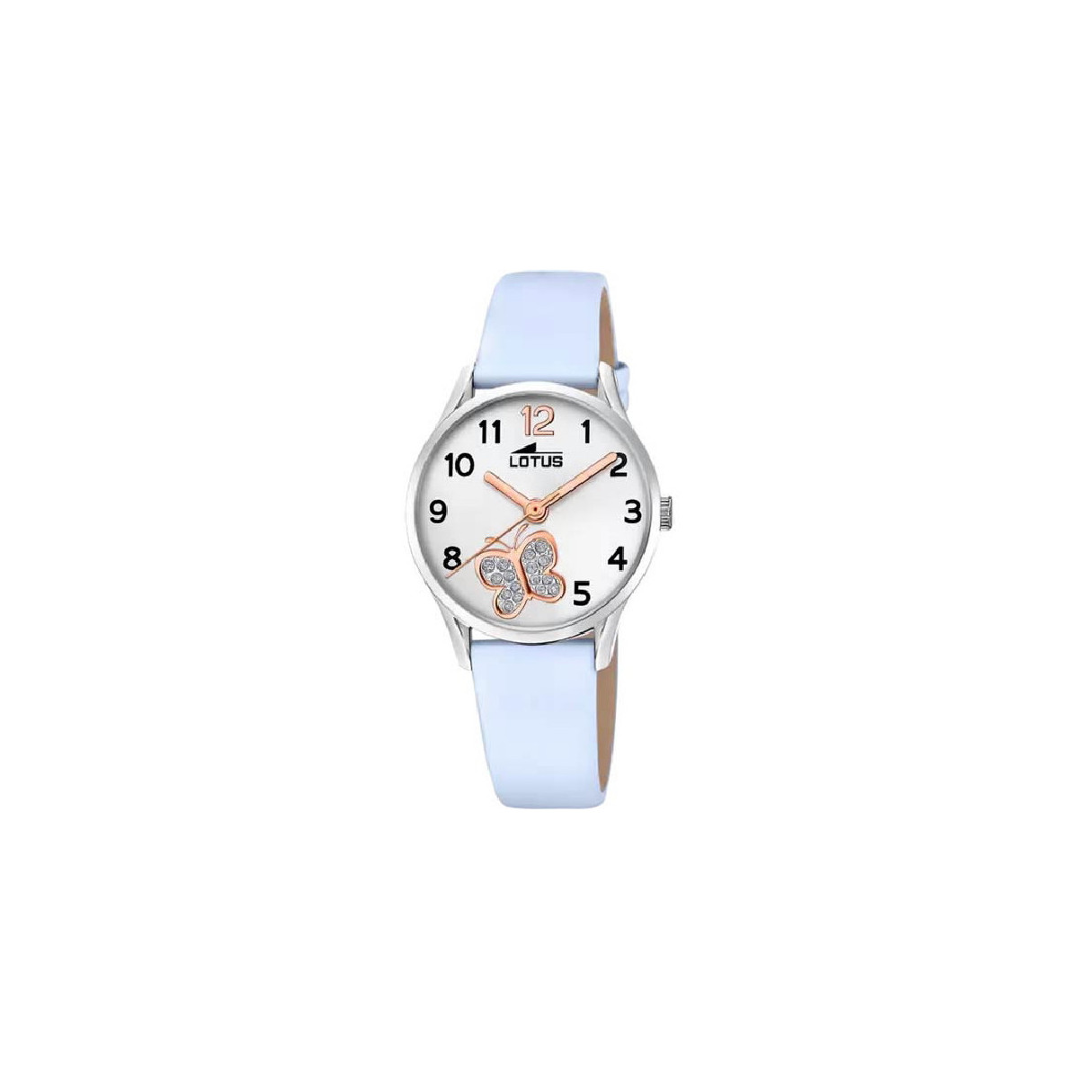 RELOJ LOTUS DE COMUNIÓN CLÁSICO CUERO MARIPOSA - 18406/G