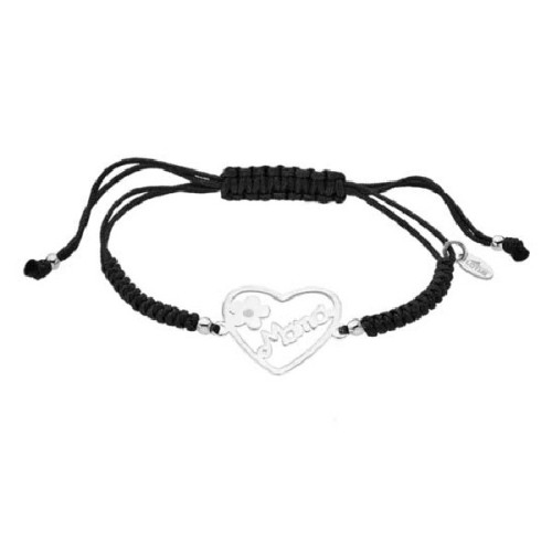 PULSERA LOTUS SILVER MAMA CORDÓN TRENZA - LP3231-2/2