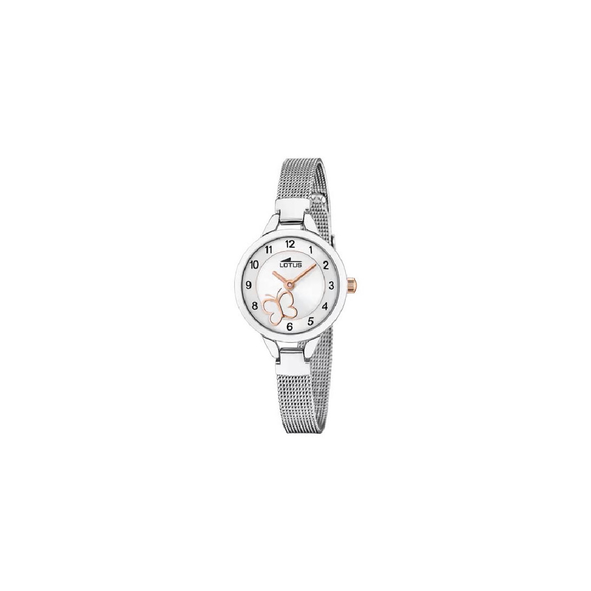 RELOJ LOTUS JUNIOR COLLECTION MARIPOSA PLATA - 18862/1