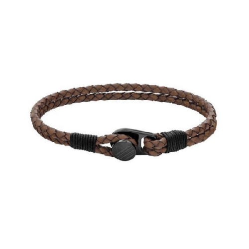 PULSERA TOMMY HILFIGER MARRÓN TRENZADA - 2790198S