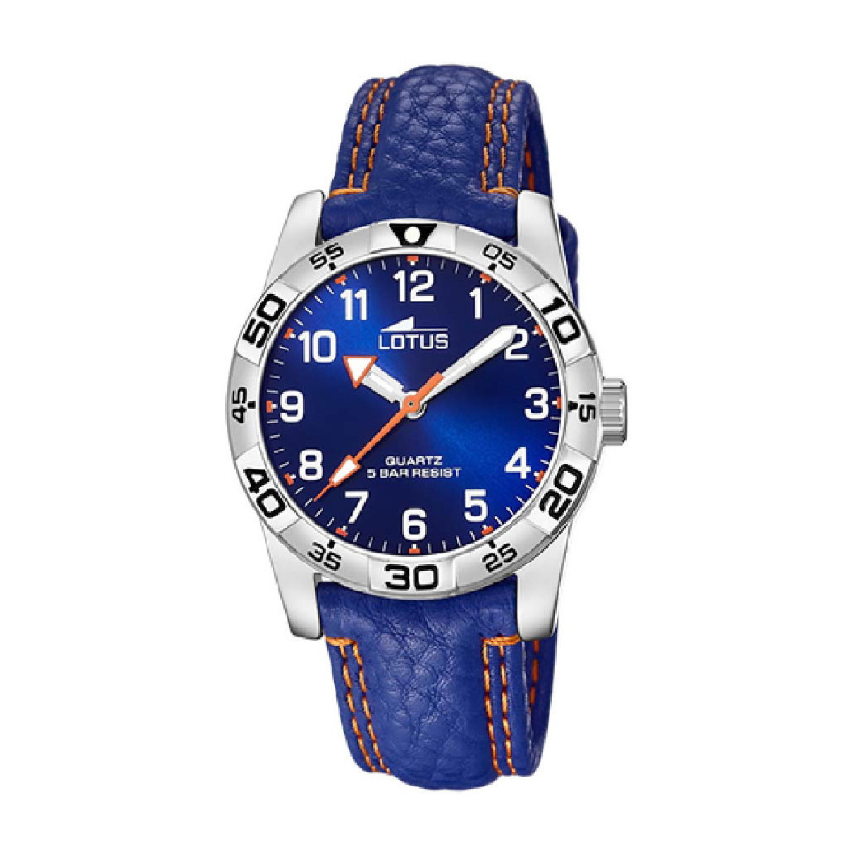 RELOJ LOTUS COMUNIÓN AZUL DE CUERO - 18665/2