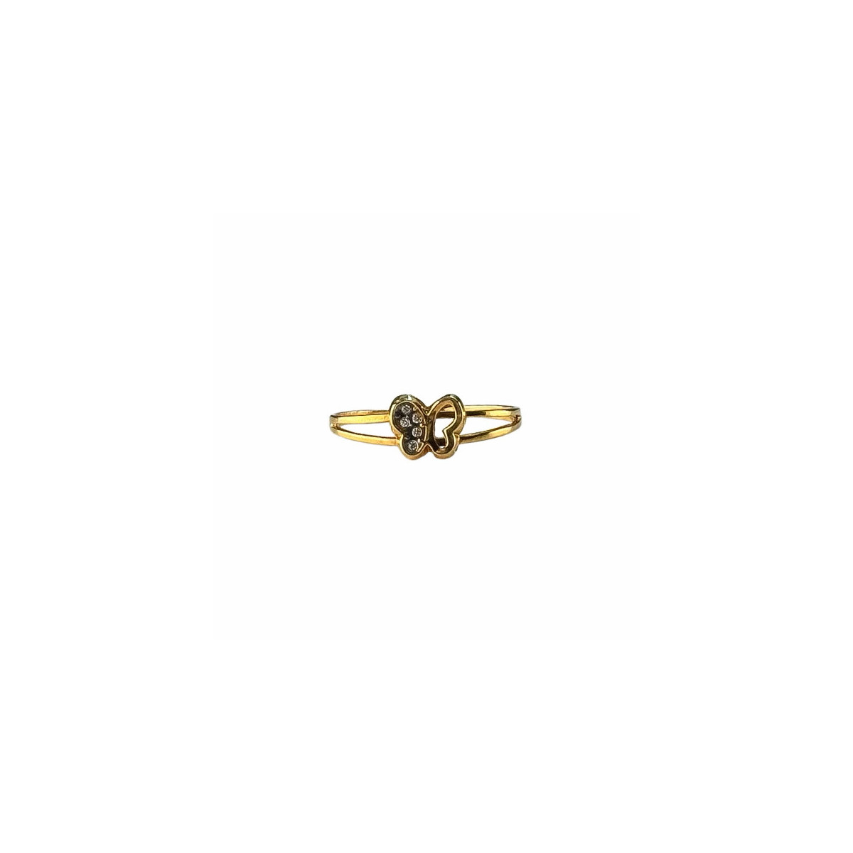 ANILLO COMUNIÓN MARIPOSA DE ORO - 210-431-2S