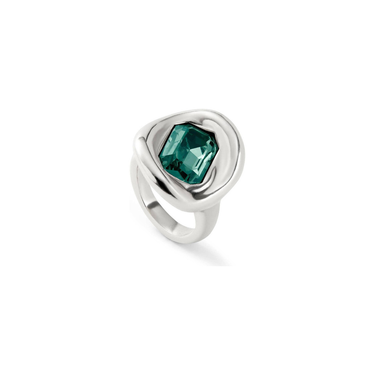 ANILLO UNO DE 50 CRISTAL VERDE - ANI0826VRDMTL15