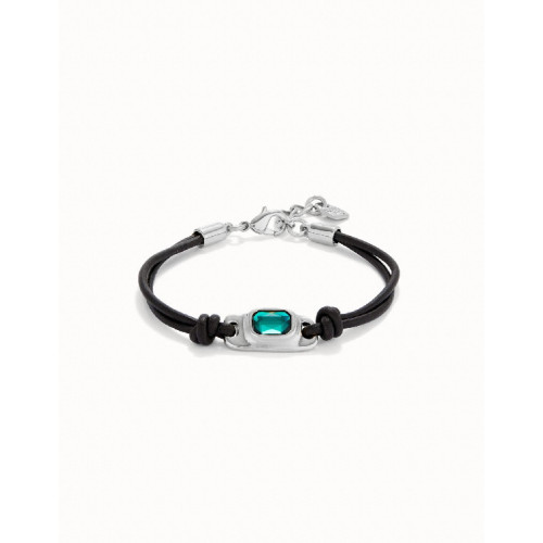 PULSERA UNO DE 50 CRISTAL VERDE - PUL2480VRDMTL0M