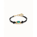 PULSERA UNO DE 50 CRISTAL VERDE GOLD - PUL2480VRDORO0M