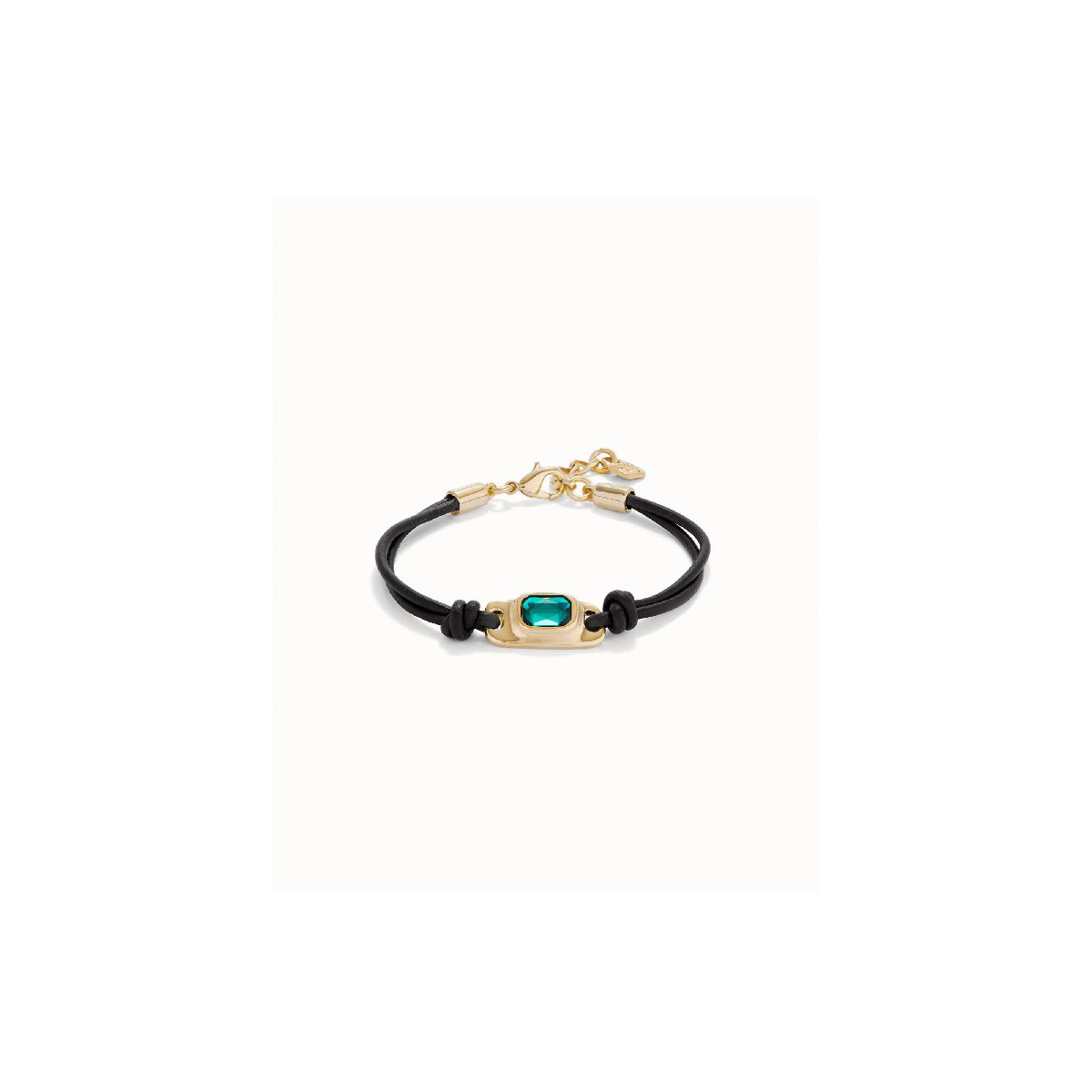 PULSERA UNO DE 50 CRISTAL VERDE GOLD - PUL2480VRDORO0M