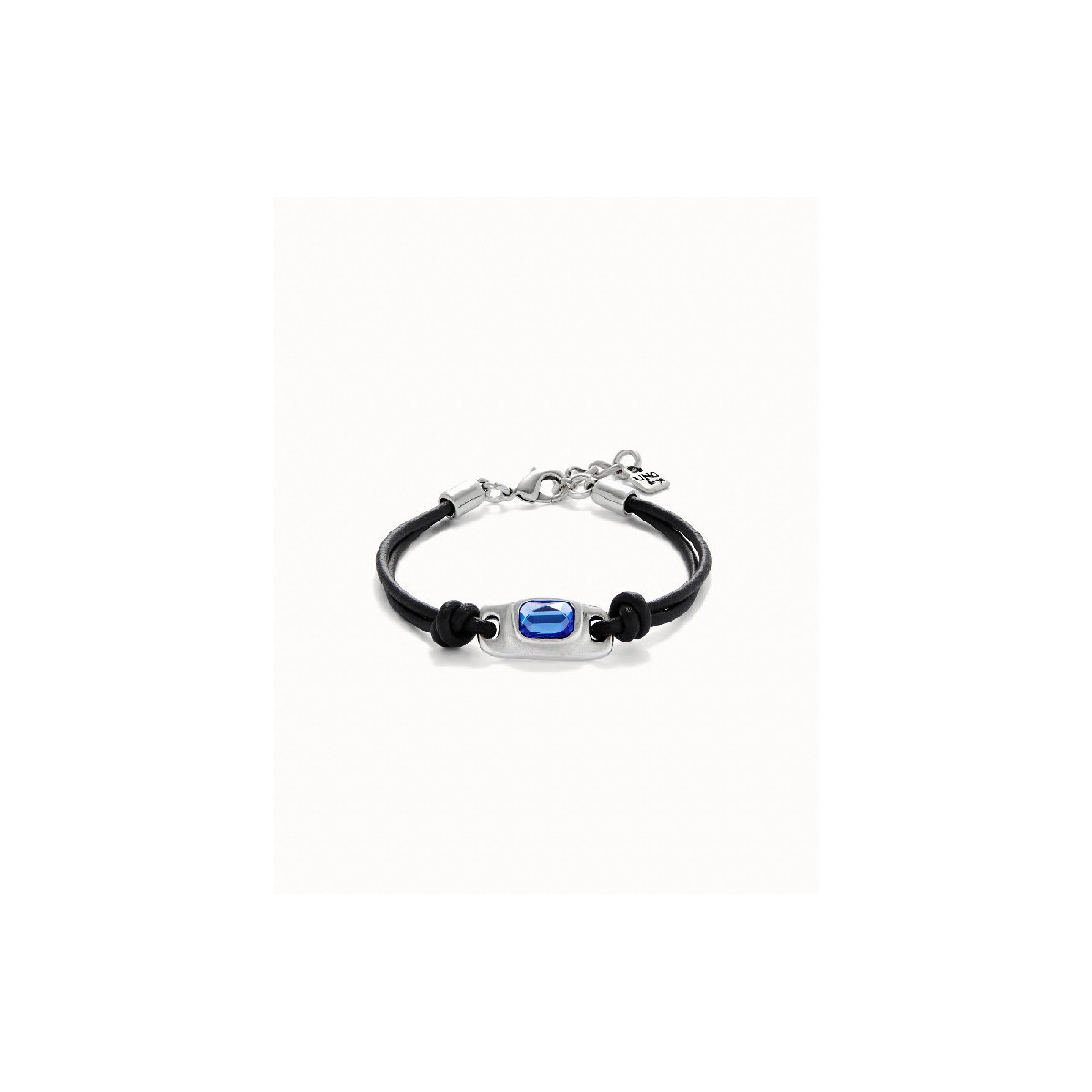 PULSERA UNO DE 50 CRISTAL AZUL SILVER - PUL2480AZUMTL0M