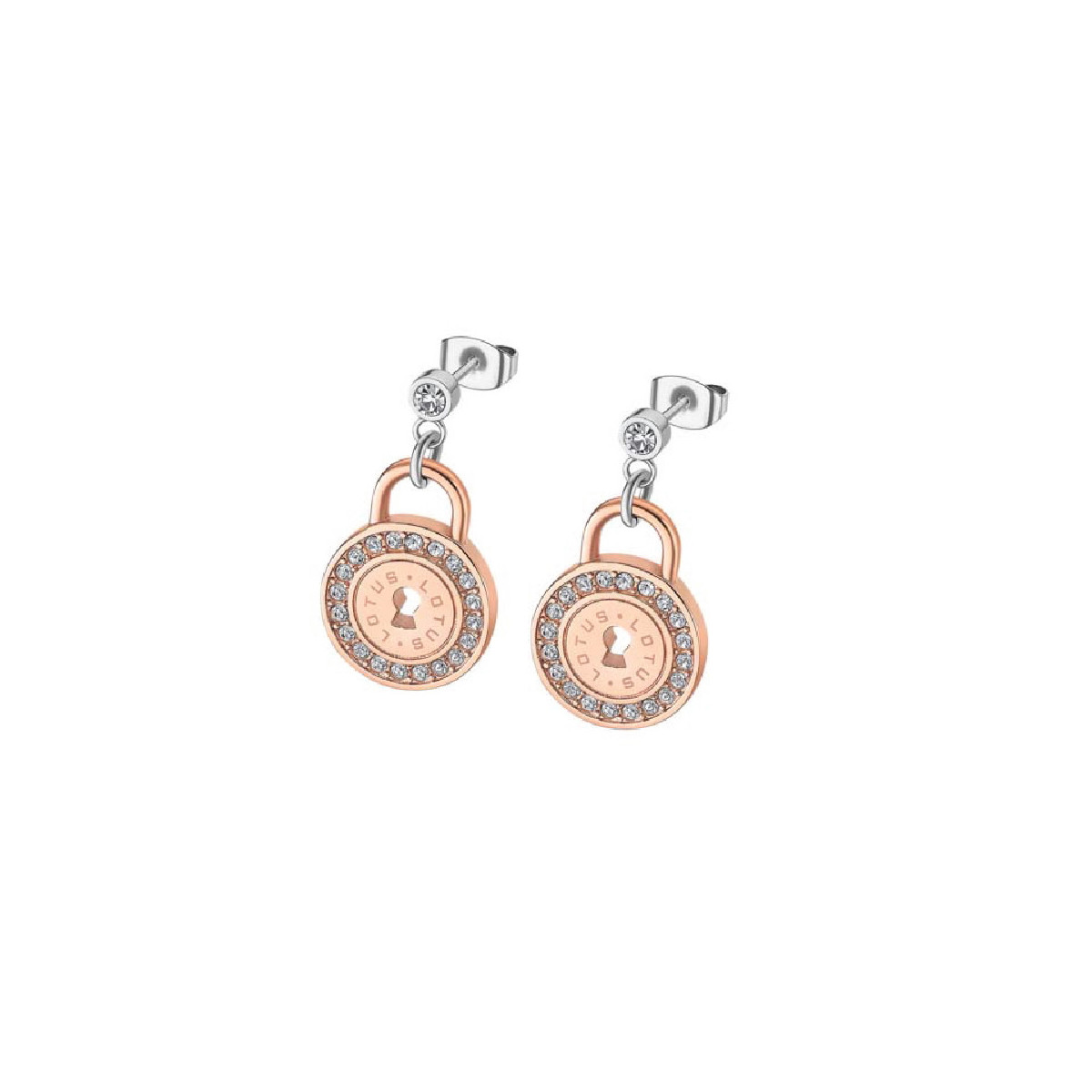 PENDIENTES LOTUS STYLE ÁRBOL DE LA VIDA ROSÉ - LS2189-4/3