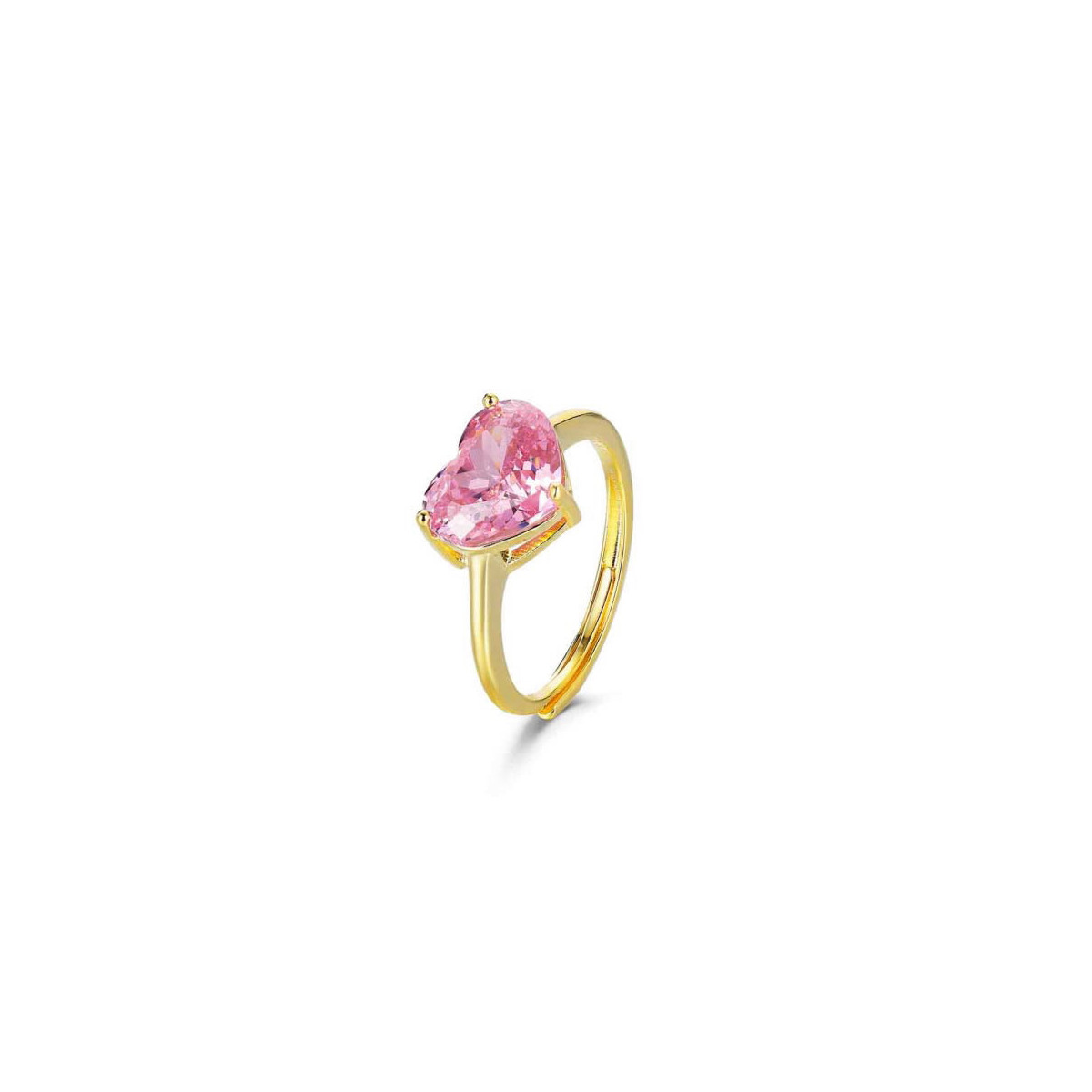 ANILLO PROMOJOYA CORAZON ROSA - 9121999