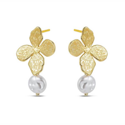 PENDIENTES PROMOJOYA CHAPADA MARIPOSA PERLA - 9121288