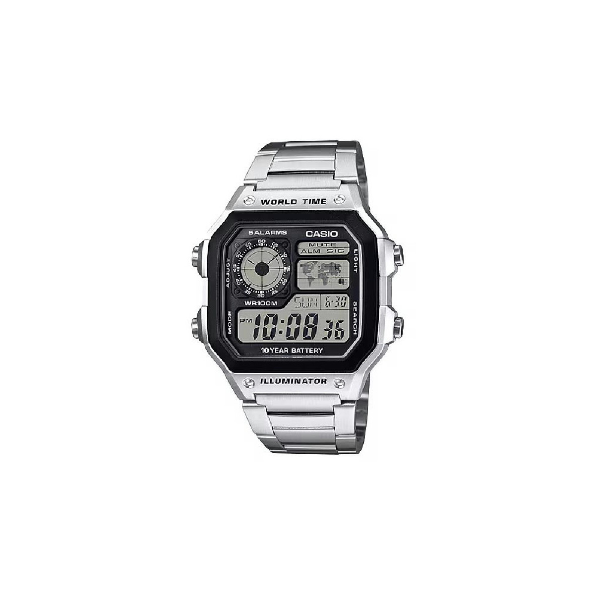 RELOJ CASIO DIGITAL WORLD - AE-1200WHD-1AVEF