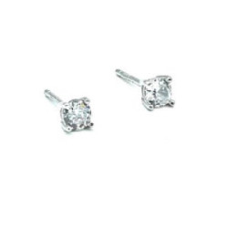 PENDIENTES AURA PLATA 4 GARRAS - PPT02263