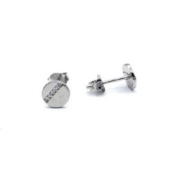 PENDIENTES AURA PLATA CIRCONITAS - PPT 04147