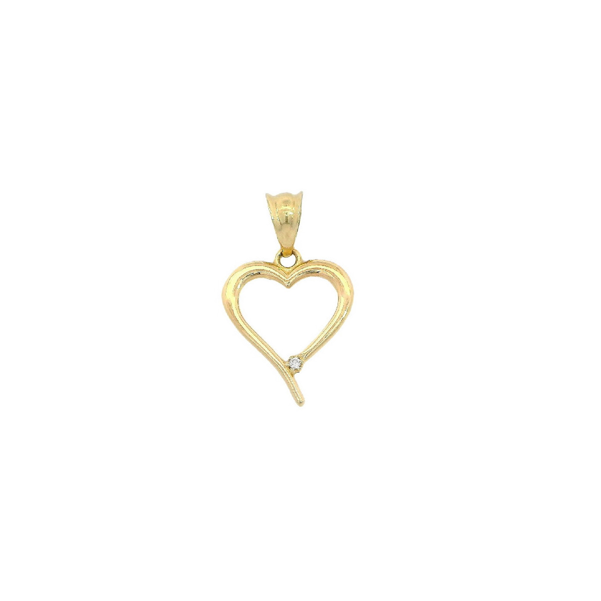 COLGANTE  CORAZON CALADO - 00035