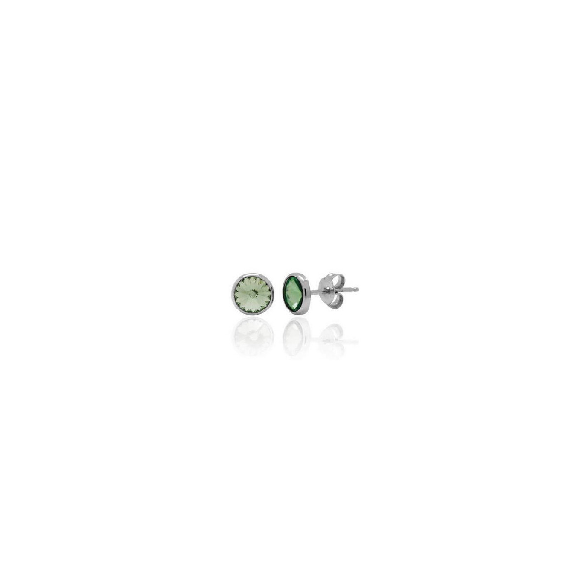 PENDIENTES VICTORIA CRUZ PIEDRA VERDE - A3331-20DT