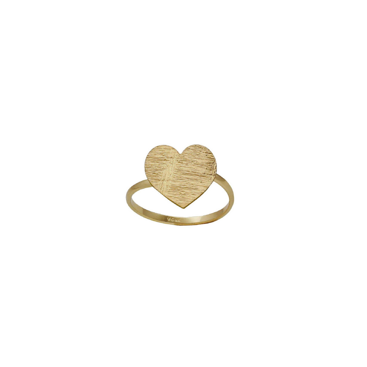 ANILLO VICTORIA CRUZ RODIO CORAZÓN GOLD - A5359-DA