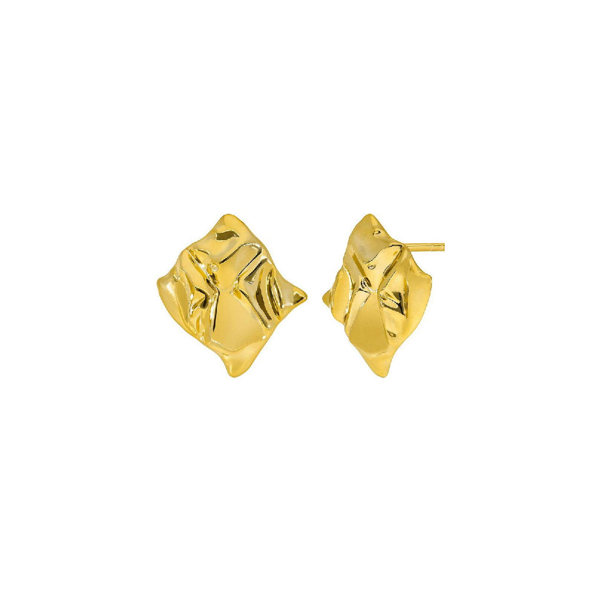 PENDIENTES MAREA DE ACERO CUADRADOS - D03201/BH